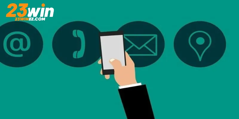 Gửi Email cũng là cách liên hệ 23WIN hữu ích